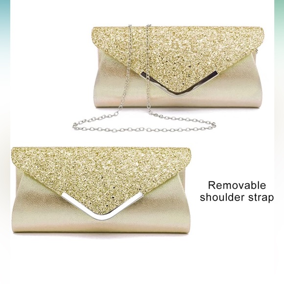 Gold Evening Clutch Purse - Picture 4 of 6